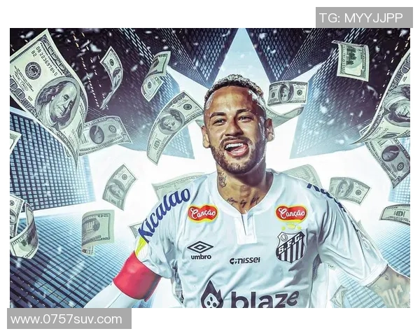 足球明星内马尔漫画头像创意设计展现其独特魅力与风采