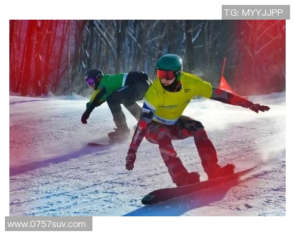中国滑雪运动员在雪上展现风采与激情的精彩瞬间